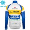 Fietskleding (Fietsshirt Lange Mouw + Lange Koersbroek) 2018 Sport Vlaanderen-Baloise N001 Winter Thermal Fleece